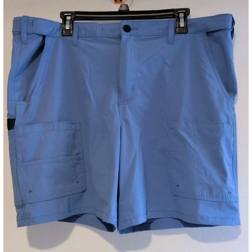 Magellan Men's Blue Fish Gear Outdoor Water Repellant Shorts Size Large